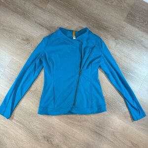 Lucy Size M Activewear Asymmetrical‎ Athleisure Zip Up Jacket